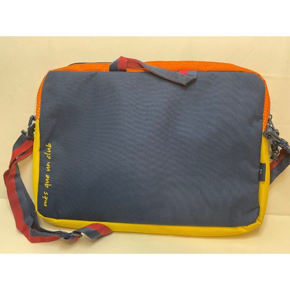 MLS FCB Barcelona Soccer padded laptop travel shoulder bag Safta 16" x 12" - Picture 2 of 8